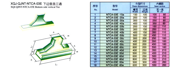 XQJ-QJNT-NTCA-03E下邊垂直三通