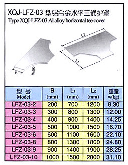 XQJ-LFZ-03 型鋁合金水平三通護(hù)罩