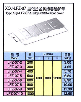 XQJ-LFZ-07 型鋁合金轉(zhuǎn)動彎通護(hù)罩