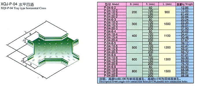 XQJ-P-04水平四通